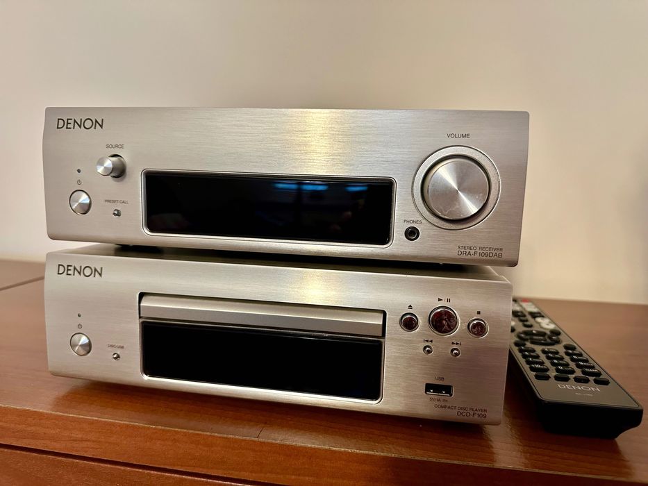 Denon F109 zestaw Hi-Fi DRAF109DAB + DCDF109 z pilotem