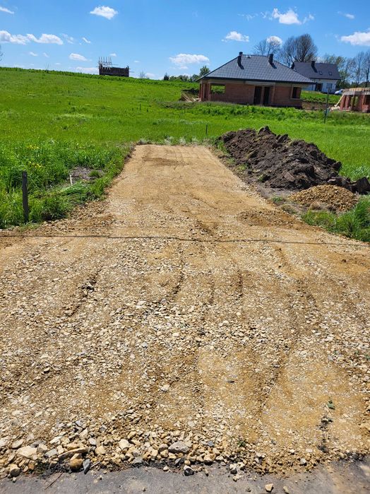 Utwardzanie/niwelacje terenu, usługi koparka, minikoparka, wozidło