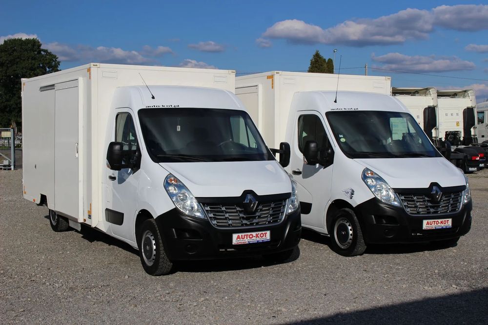 Renault MASTER 2.3*130 KM*/ KONTENER+BOCZNE DRZWI / KLIMA / CZUJNIKI COFANIA/ SERWIS / STAN IDEALNY /  **NIEEKSPLOATOWANY po Polskich Drogach**/auto-kot.pl/