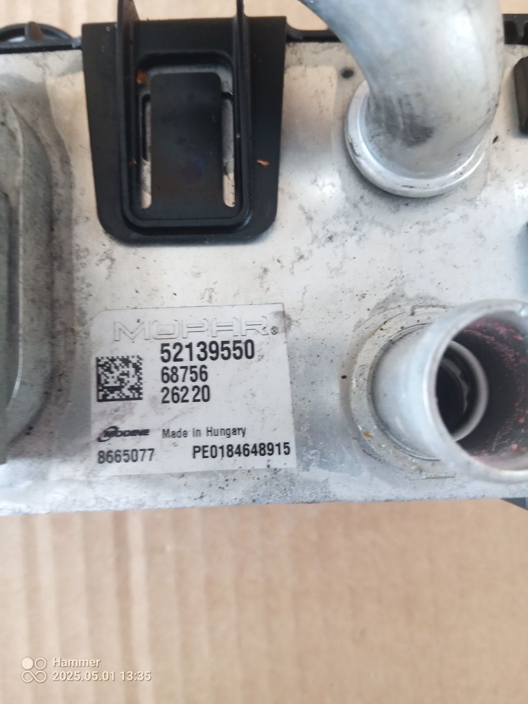 Fiat 500 E elektryk chlodniczka wymienik ciepła 5213.9550
