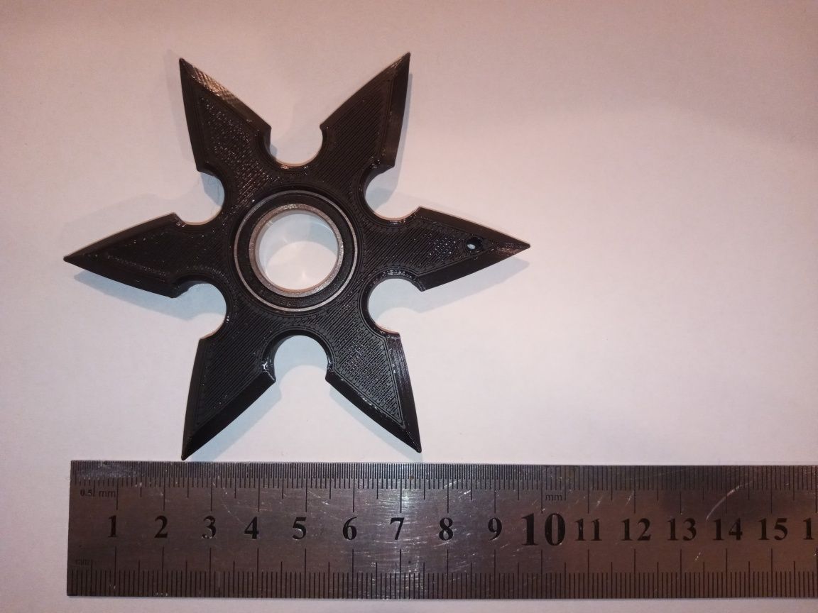 Shuriken ninja ninjago fidget spinner z łożyskiem keyrambit