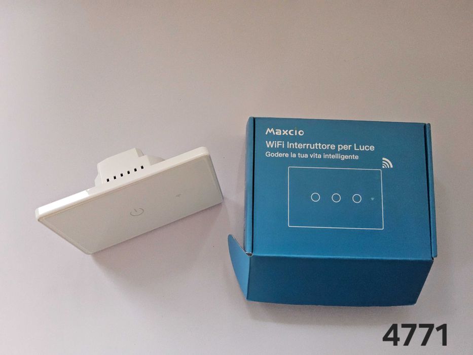 Wlan Smart Touch włącznik światła szklany nowy (4771-34)