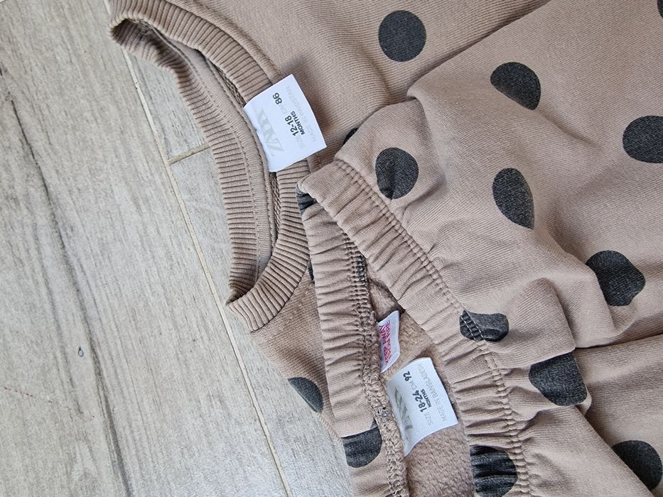 Dres komplet ZARA 86/92 legginsy, bluza oversize