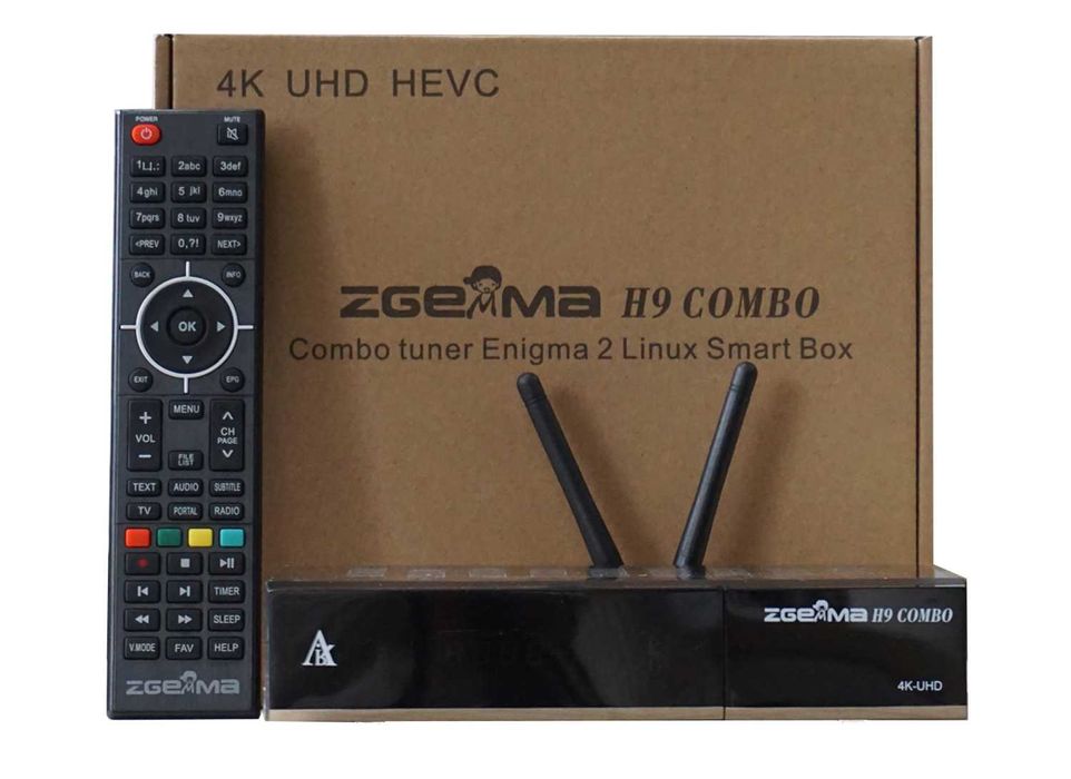 Zgemma H9 Combo V.2 4K IPTV ENIGMA2 CCcam Oscam WI-FI PROMOCJA GWR-14D