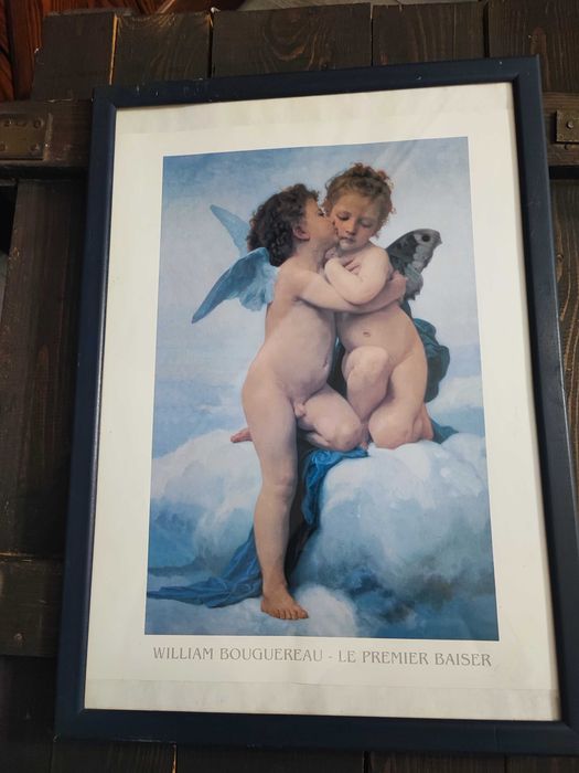 Francuski obrazek  pierwszy pocałunek William Adolphe Bouguereau