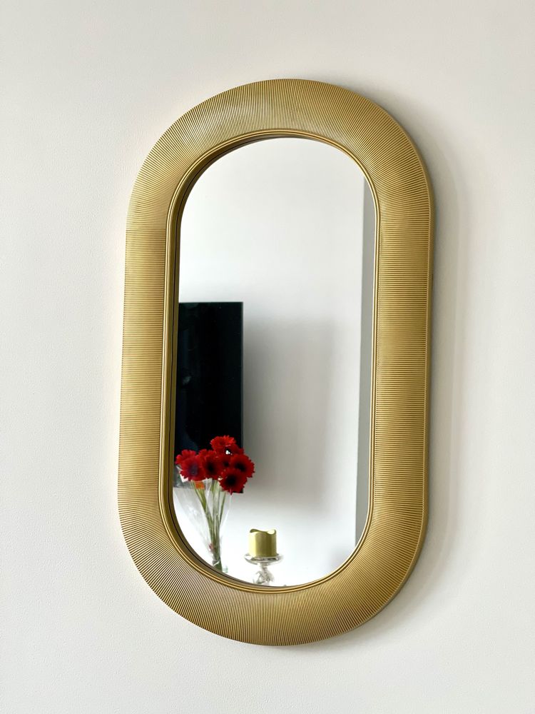 Zlote lustro w stylu art deco