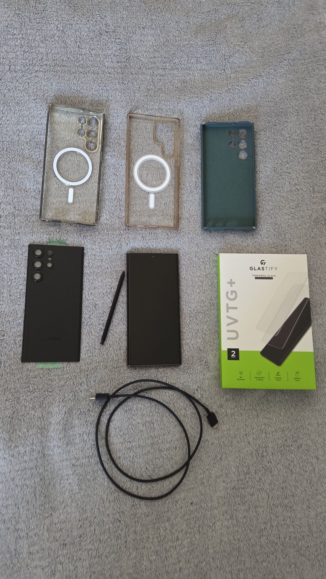 samsung s22ultra + akcesoria