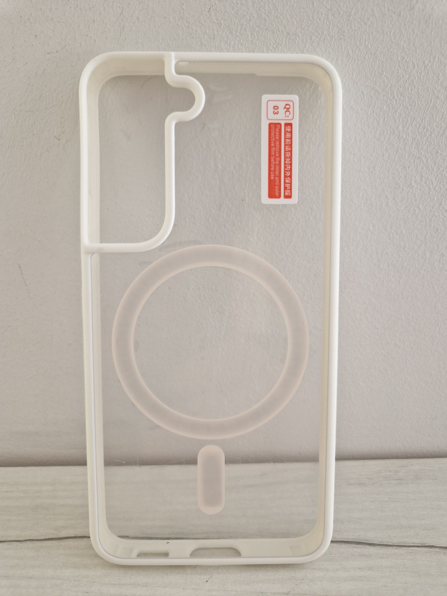 Acrylic Color Magsafe Case do Samsung Galaxy S22