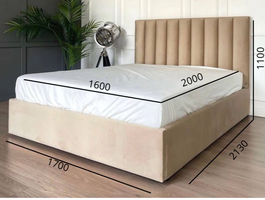 Ліжко 160*200 | МАТРАЦ В ПОДАРУНОК!