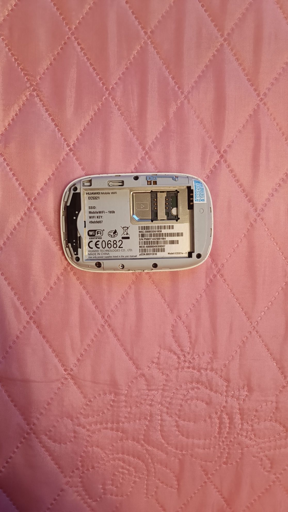 Huawei mobile WiFi EC5321u-2 беспроводной роутер от sim-карты