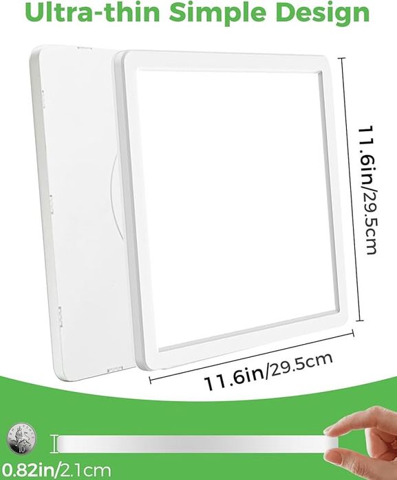 Lampa sufitowa LED zemty 24W, wodoszczelna, ultracienka 29,5 cm