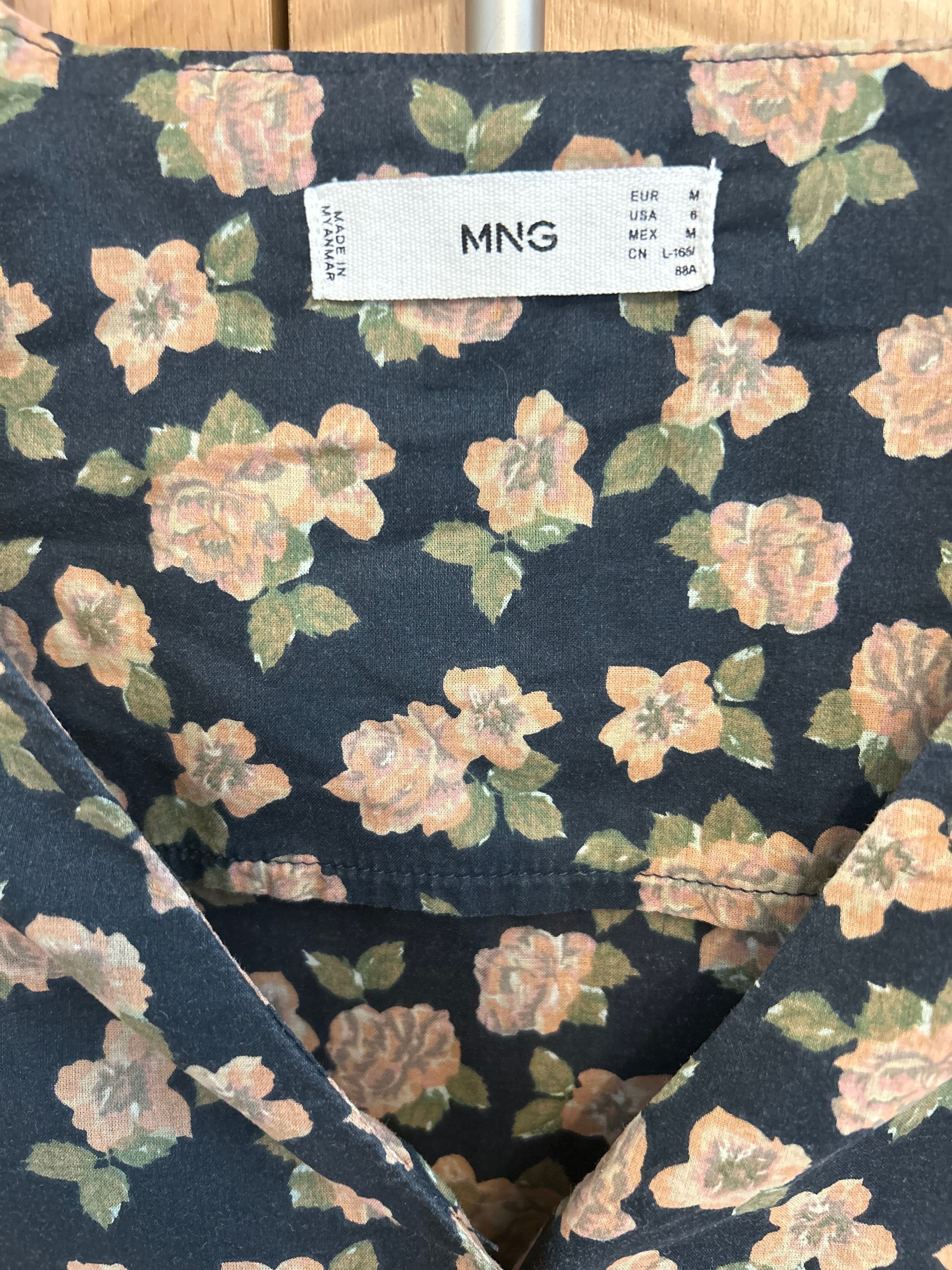 Mango блузка, квітковий принт