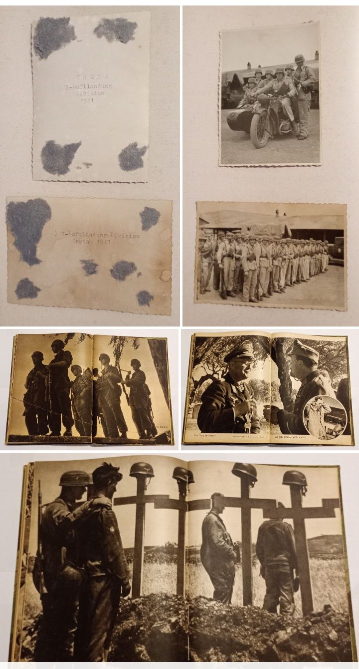 Militaria III Reich livro Kreta 1942 Segunda guerra Mundial