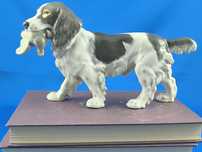 Spaniel z przepiórką Bing&Grondahl Kopenhaga #pies #porcelana