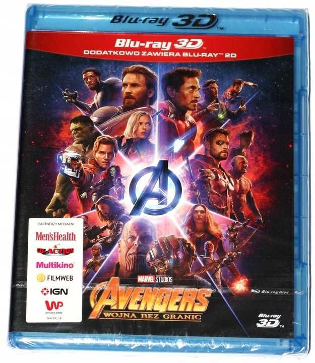 Avengers: Wojna bez granic 3D Blu-ray 3D + Blu-ray (Nowy w folii)