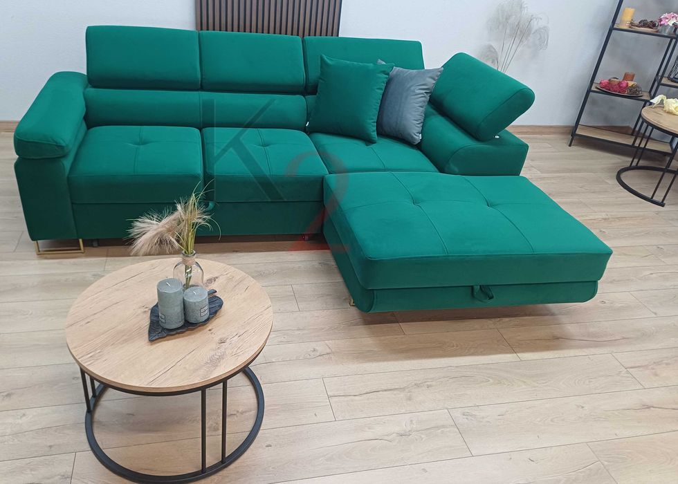 Narożnik ARTEON Mini POD WYMIAR Sofa USB Kanapa Łóżko Rogówka + GRATIS