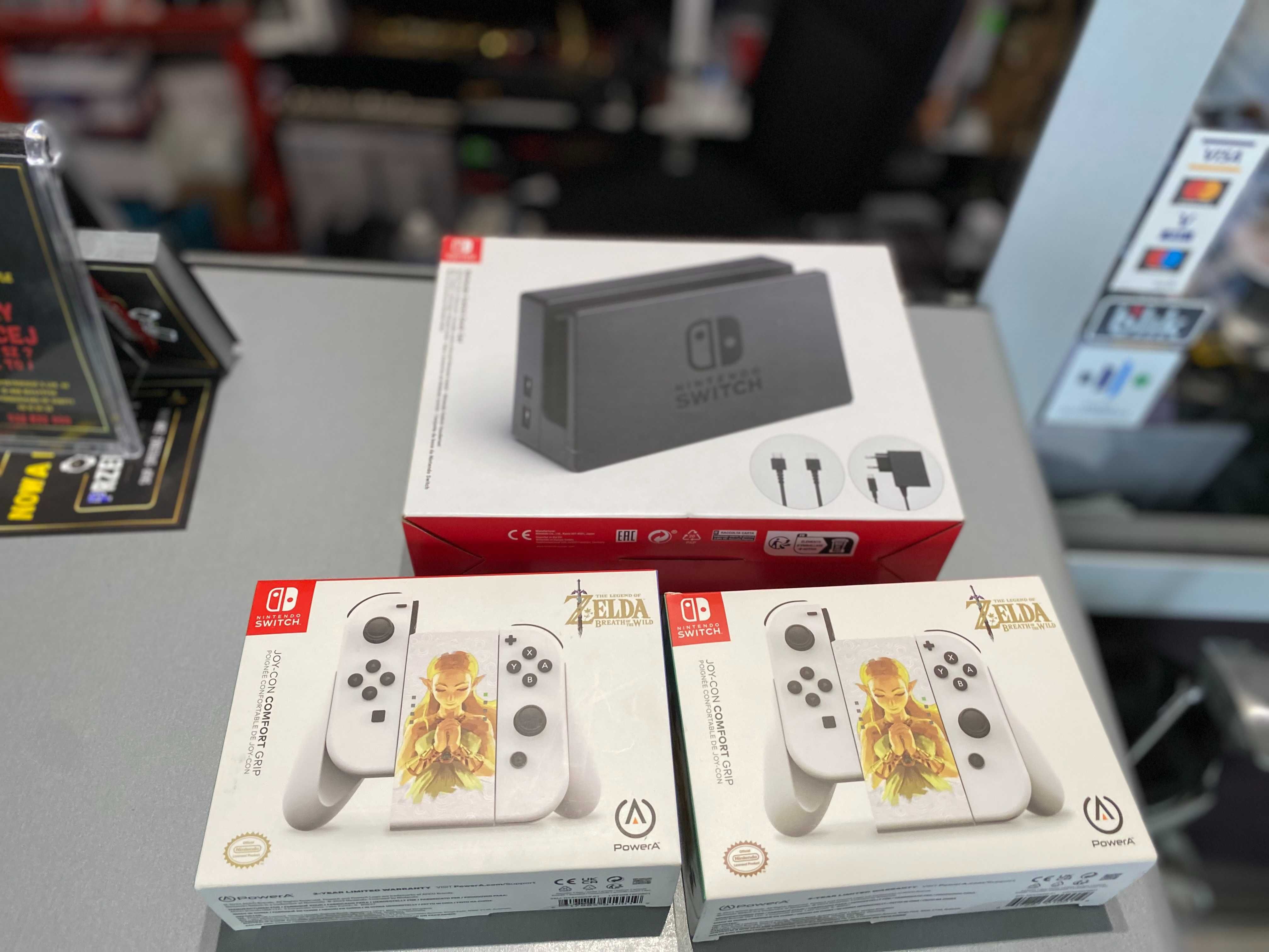 Nintendo Switch Dock Set Charging system+ joy-con zelda