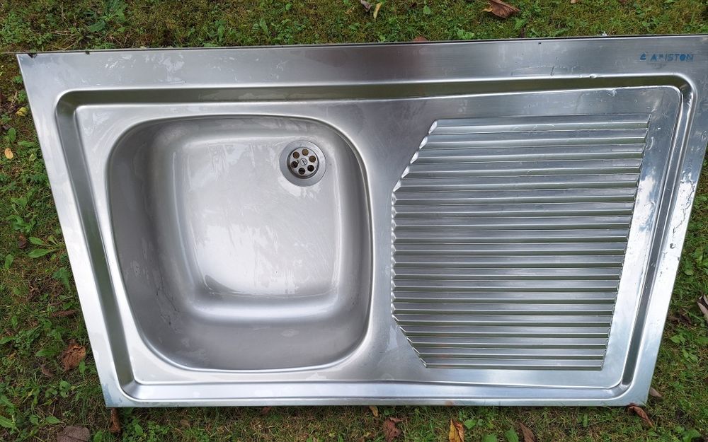 Zlewozmywak jednokomorowy z ociekaczem Ariston 80×50