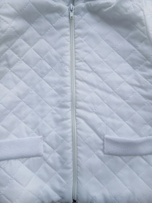 Унісекс компленк куртка + шапка. Стьоганий  сінтепон та фліс. 80-86р