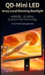 Mini led 240Hz 27" QHD fast IPS монітор HDR1000 10bit quantum dot