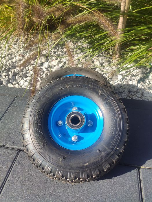 Koło kółko do wózka 3.00-4 260x85 komplet opona felga dętka.