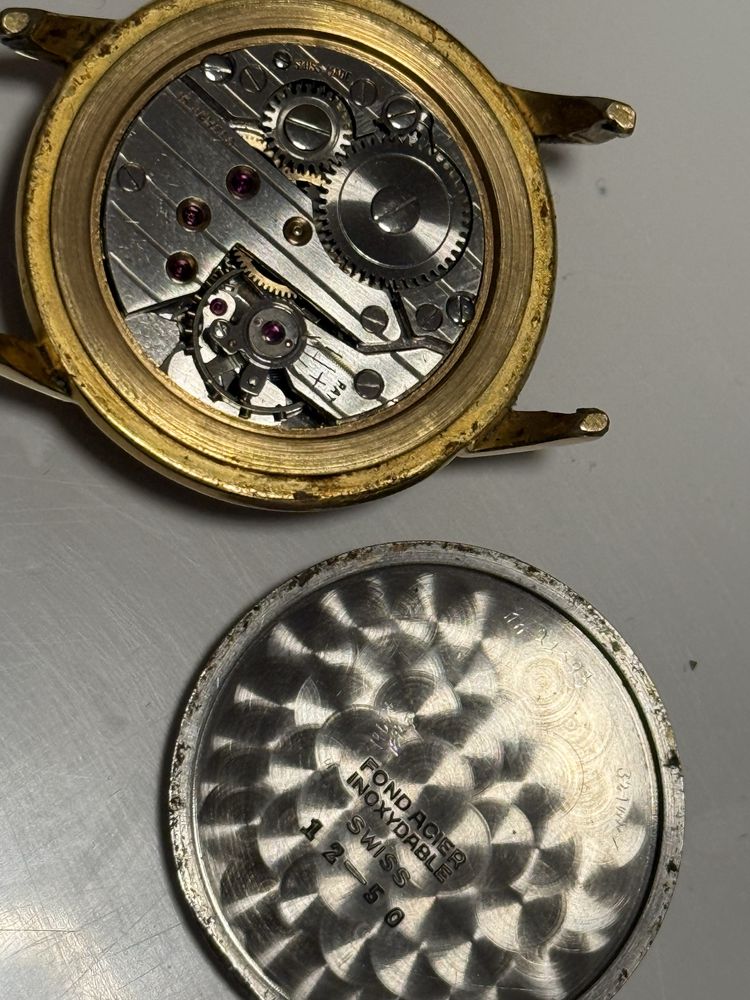 Zegarek meski Mora Swiss made, 15 jewels, 35mm bez koronki