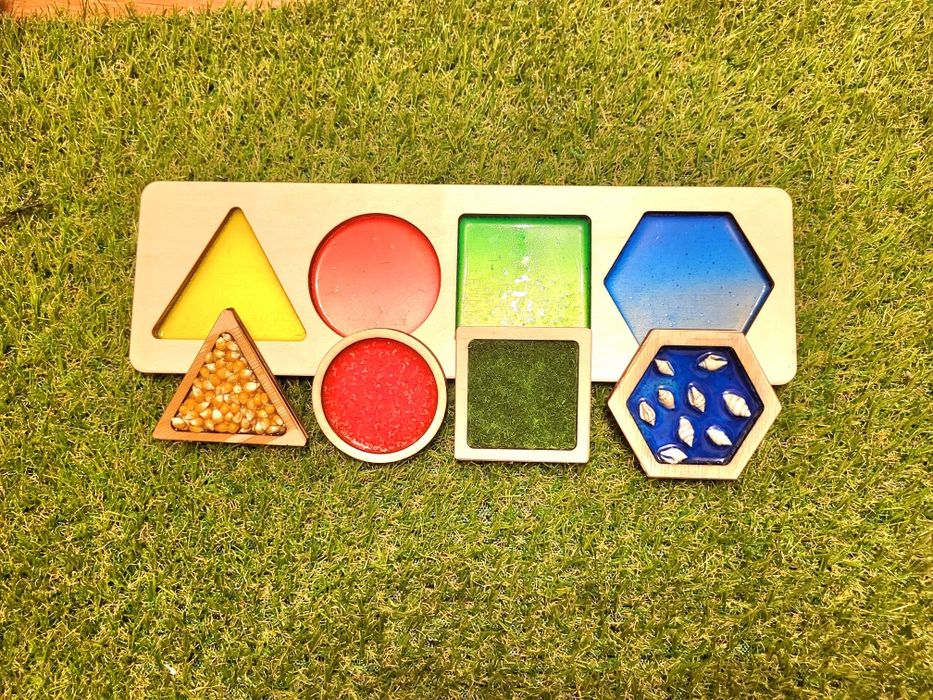 Sorter drewniany sensoryczny Montessori