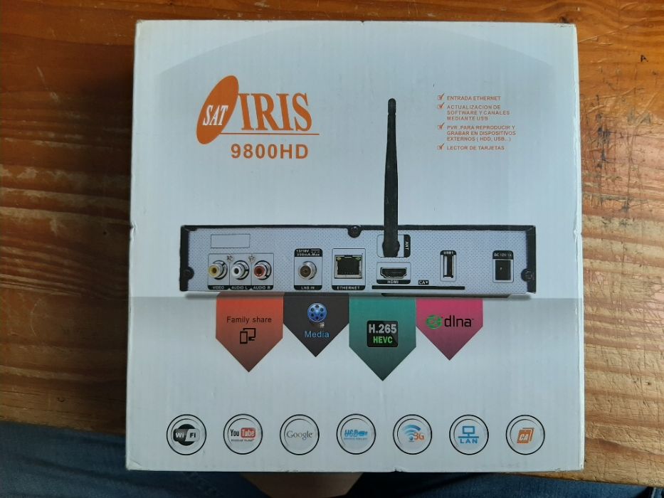 Iris 9800 HD Receptor Satélite FullHD_Novo