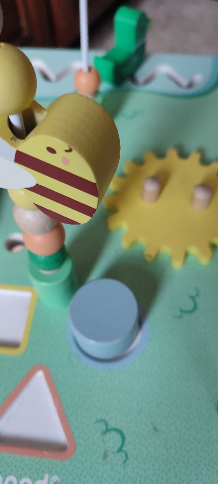 Stolik edukacyjny Janod drewniany