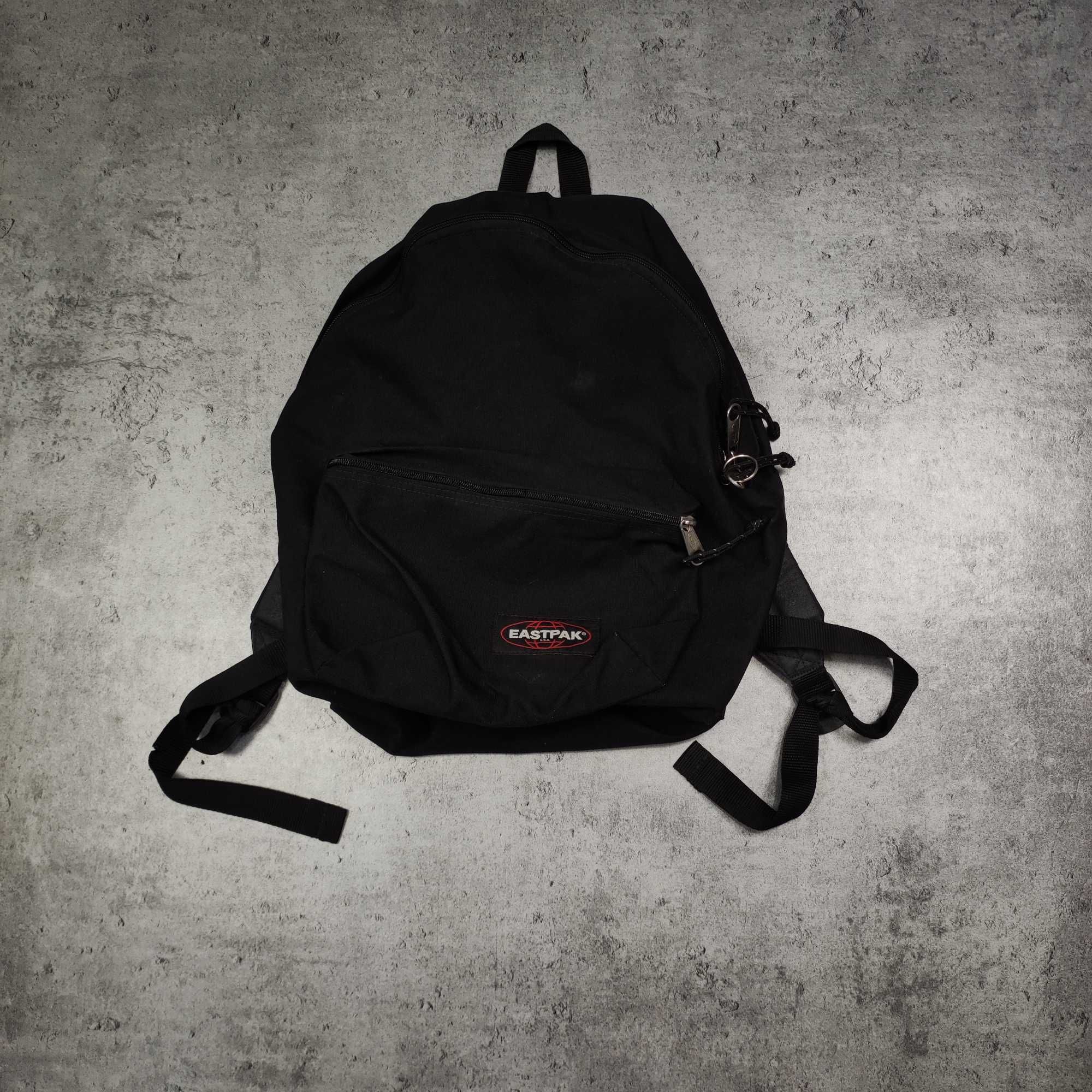 UNISEX Męski Plecak Klasyczny Dwu Komorowy Eastpak USA Czarny Logo