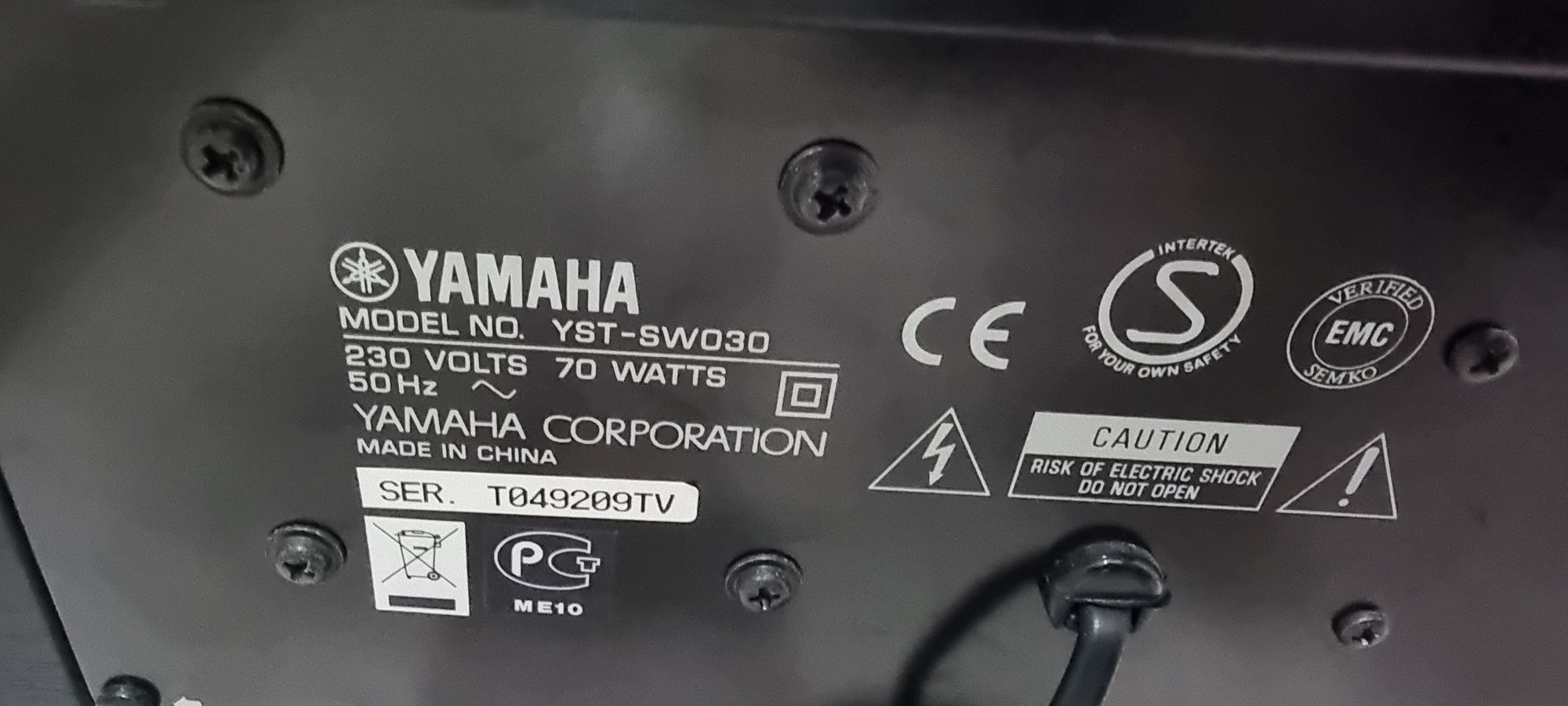 Subwoofer Yamaha