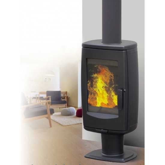 Піч камін Plamen Aria. Піч чавунна зі   склом