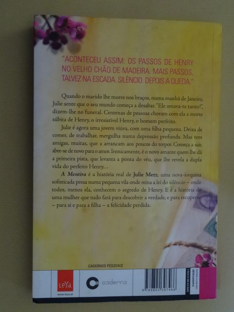 A Mentira de Julie Metz - 1ª Edição