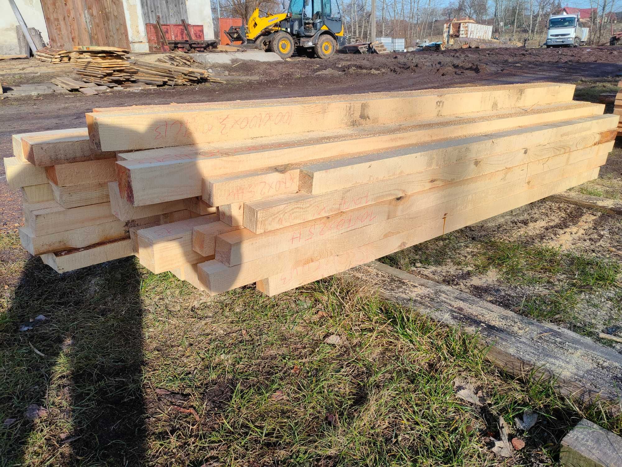 Tartak- Więźby dachowe, materiał na zamówienie, łaty, deski, transport