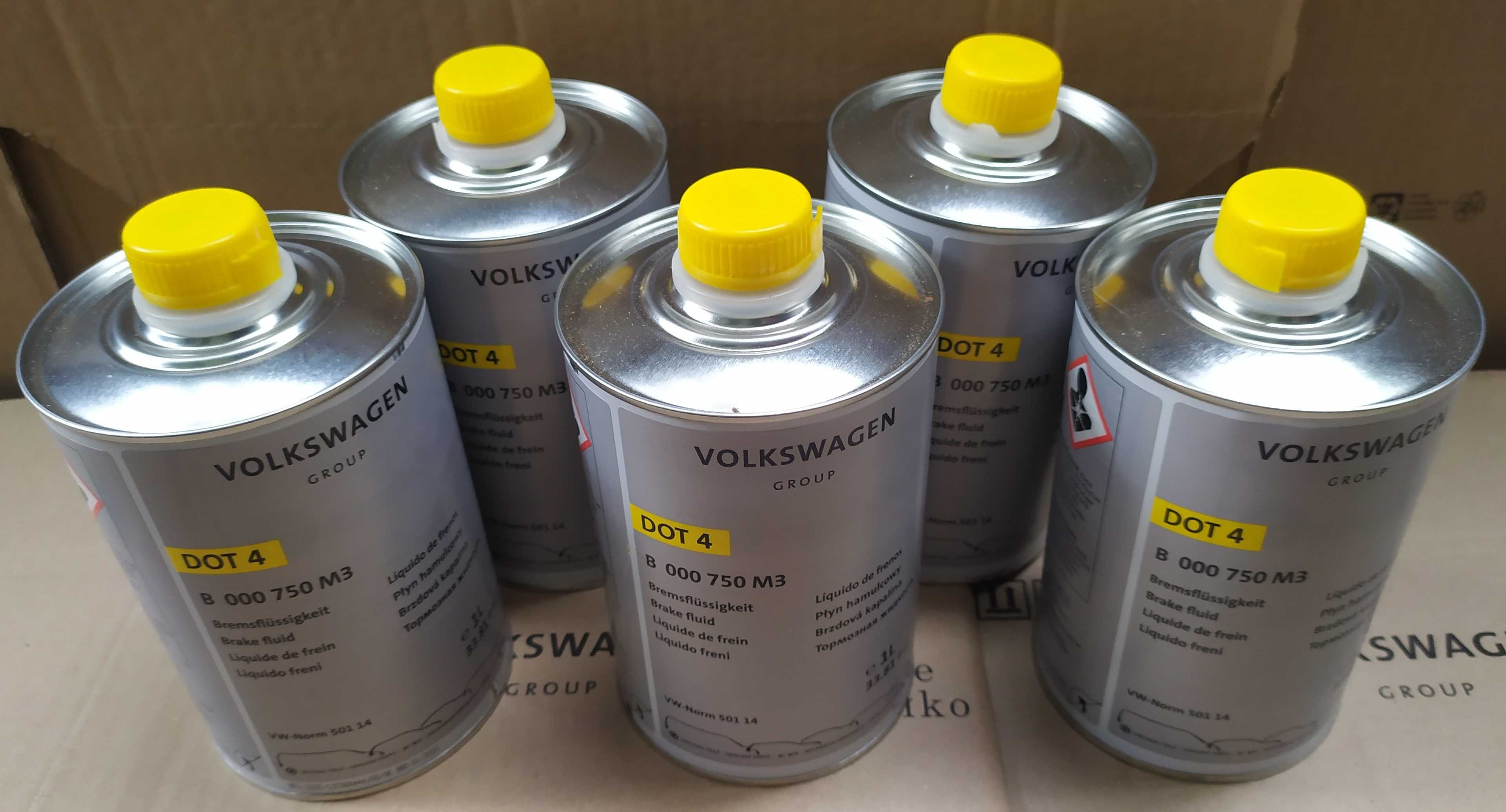 Płyn Hamulcowy B000750M3, Oryginalny, DOT4, Pojemność 1L