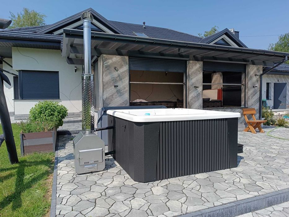 "WEZUWIUSZ" 6 osobowe Jacuzzi Balia ogrodowa gorąca beczka PREMIUM