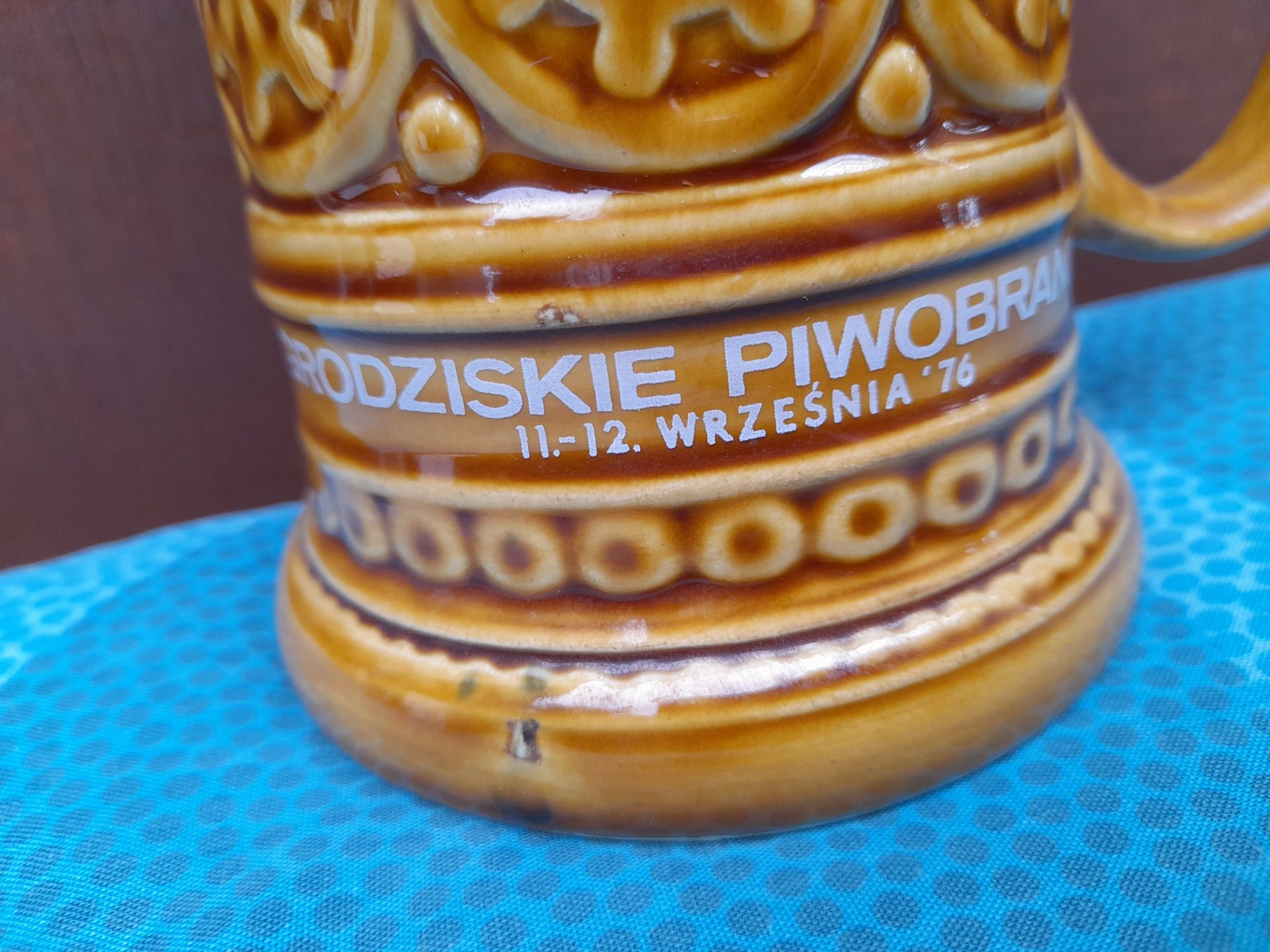 Kufel ceramiczny Grodziskie piwobranie 76