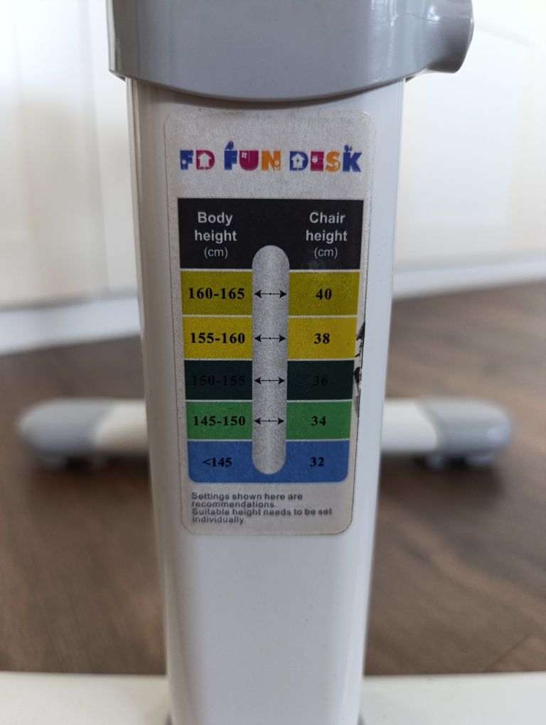 Krzesło regulowane do biurka Fun Desk