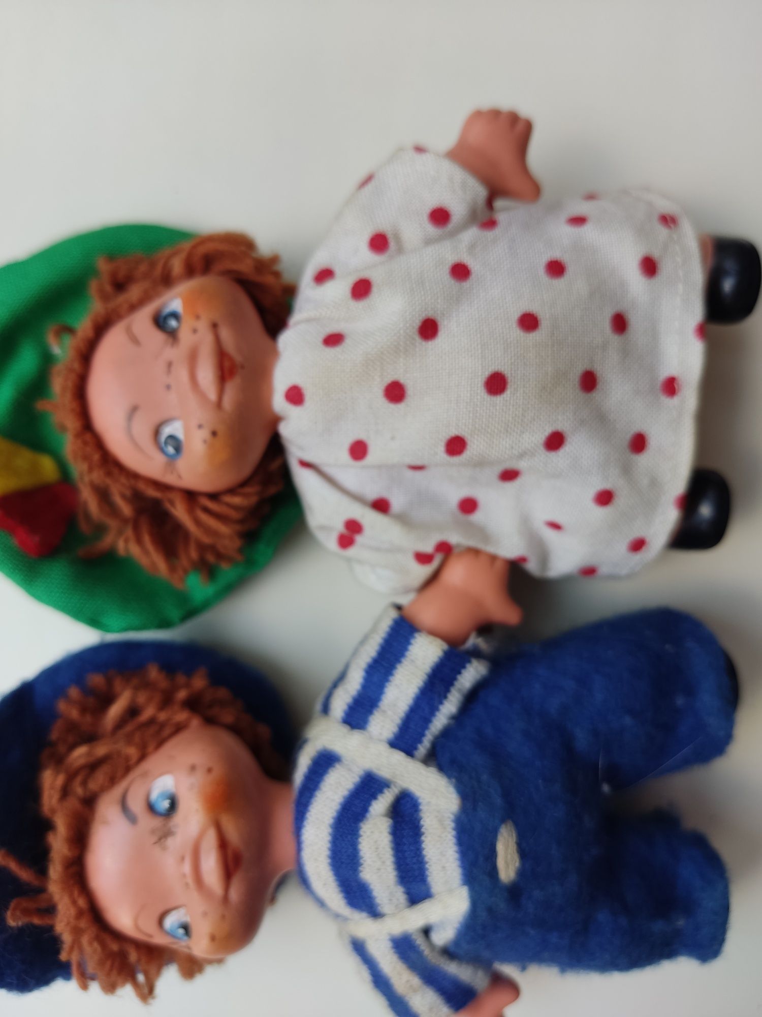 Куклы ГДР копытка мальчик и девочка