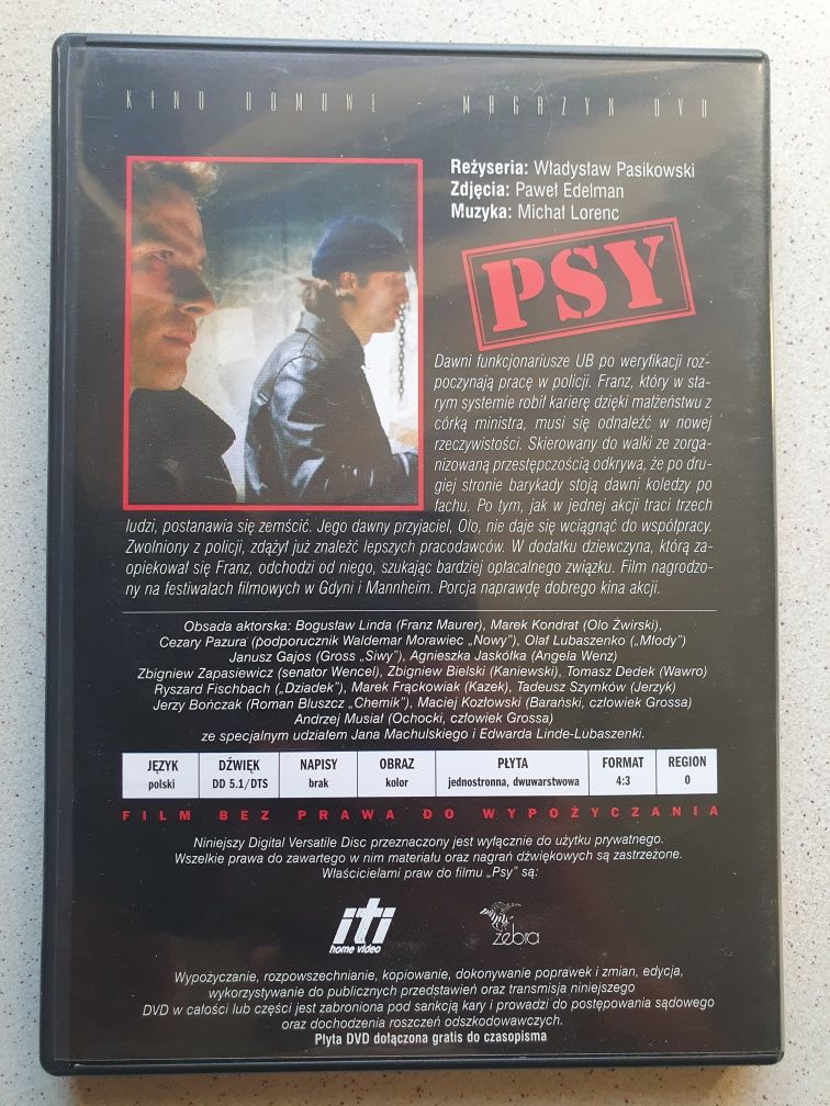 Psy DVD Władysław Pasikowski