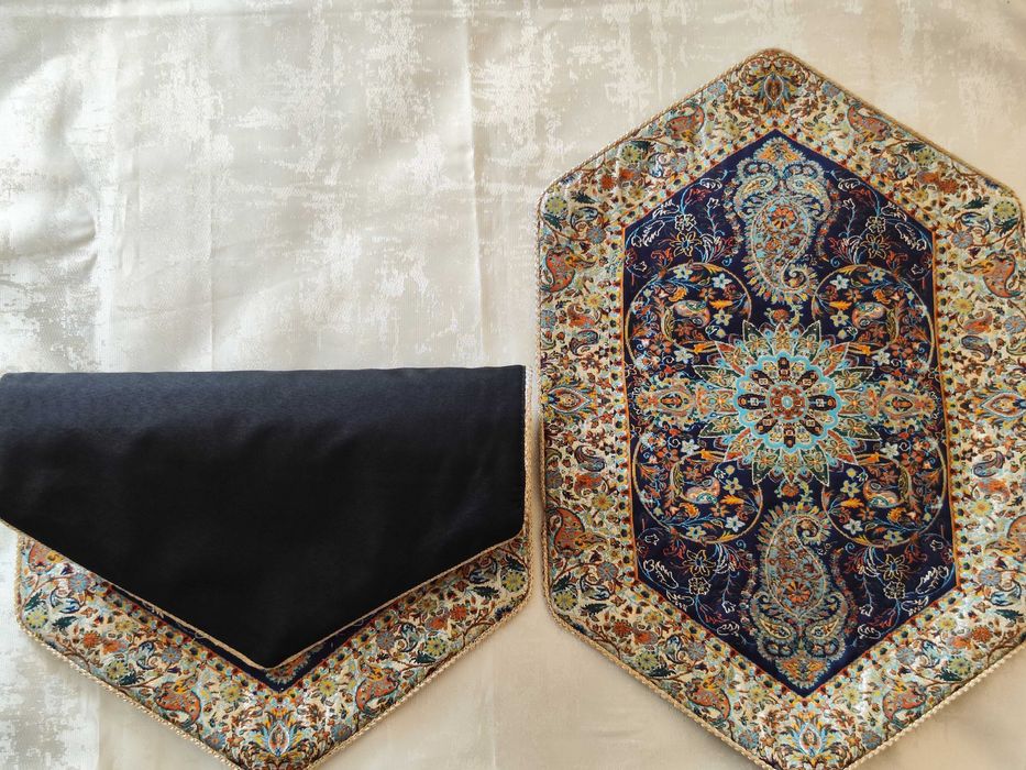 2 Passadeiras de mesa Termeh- Muito Bonita - 100% NOVA