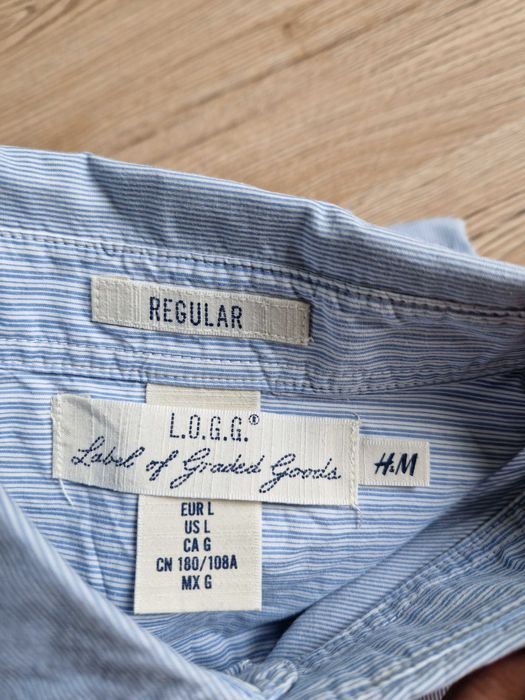Koszula męska z krótkim rękawem | H&M | Rozmiar L