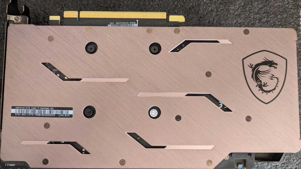 MSI GTX 1660ti Gaming X