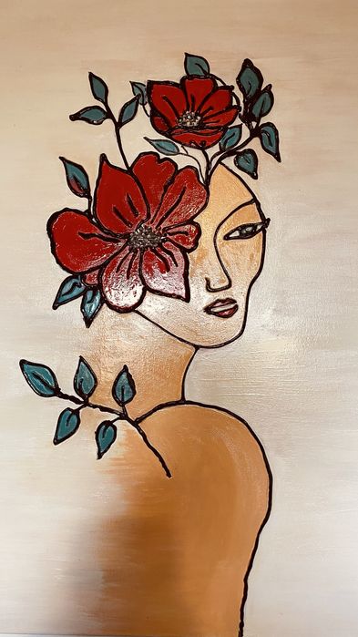 Obraz 70x50 malowany ręcznie
