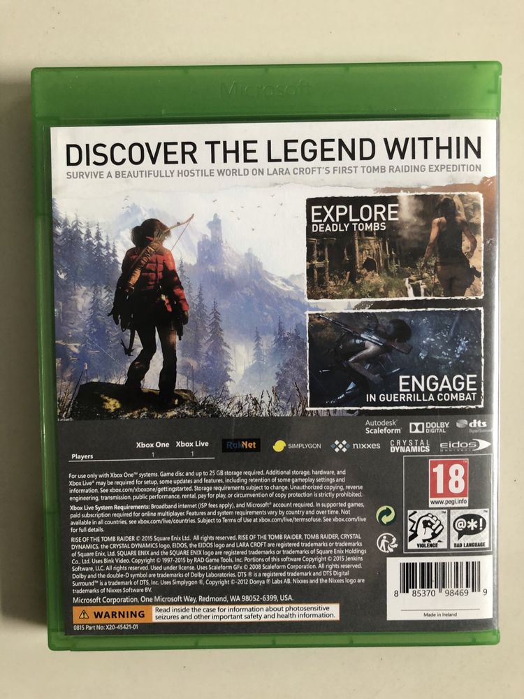 Gra Rise of The Tomb Raider XBOX ONE