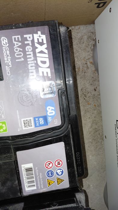Акумулятор exide 60Ah