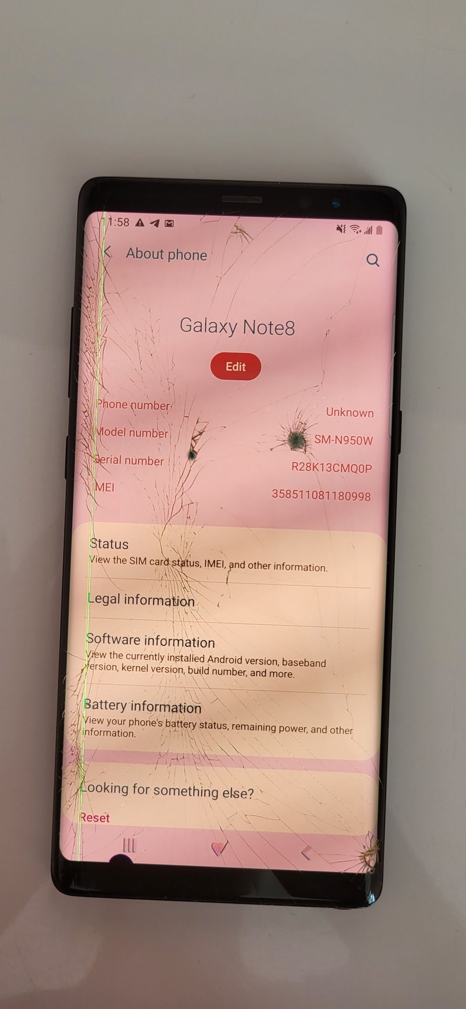 SAMSUNG Galaxy note 8