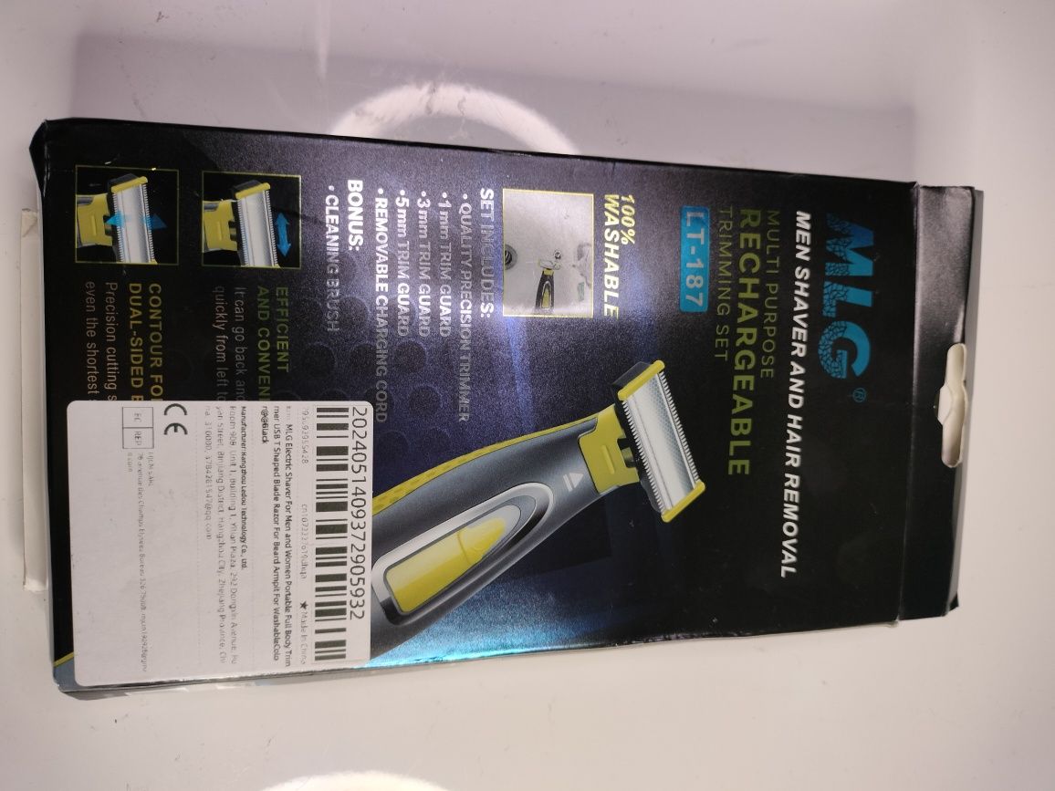 MLG golarka elektryczna 3 w 1