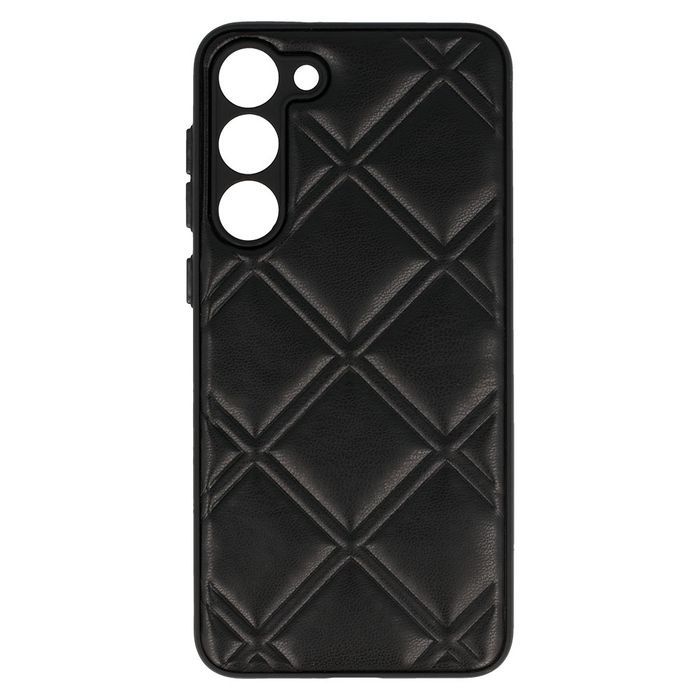 Leather 3D Case Do Samsung Galaxy S23 Wzór 3 Czarny