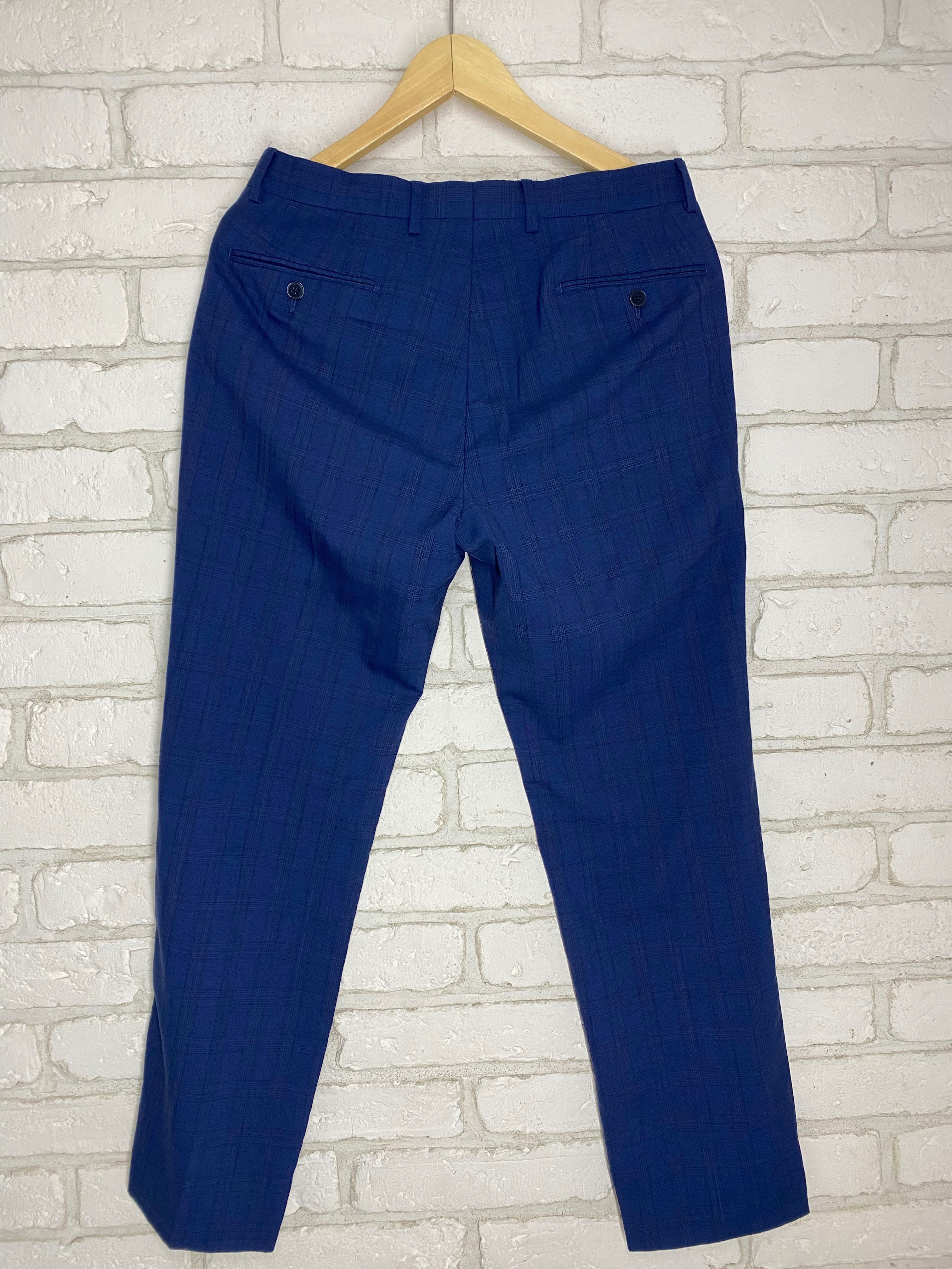Męskie eleganckie spodnie garniturowe Calvin klein 100% wełna